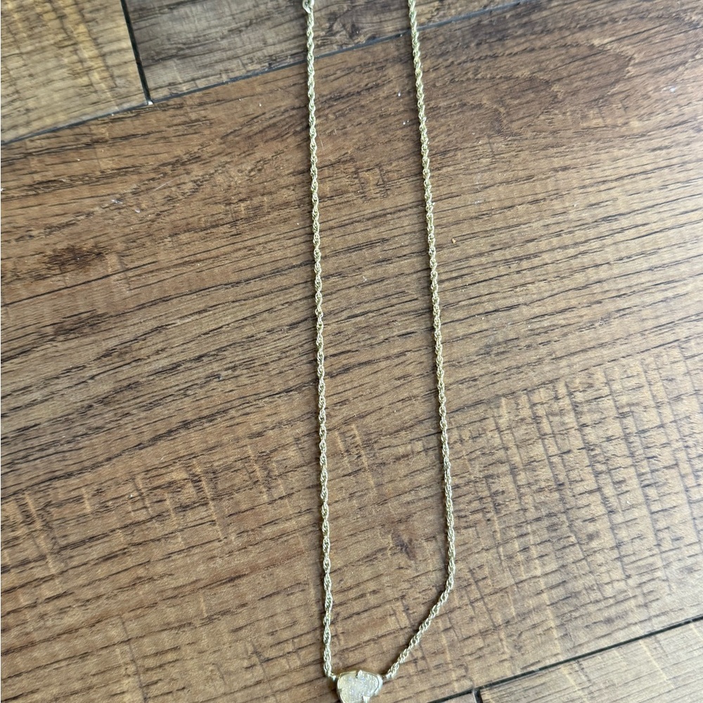 Kendra Scott White Drusy Necklace